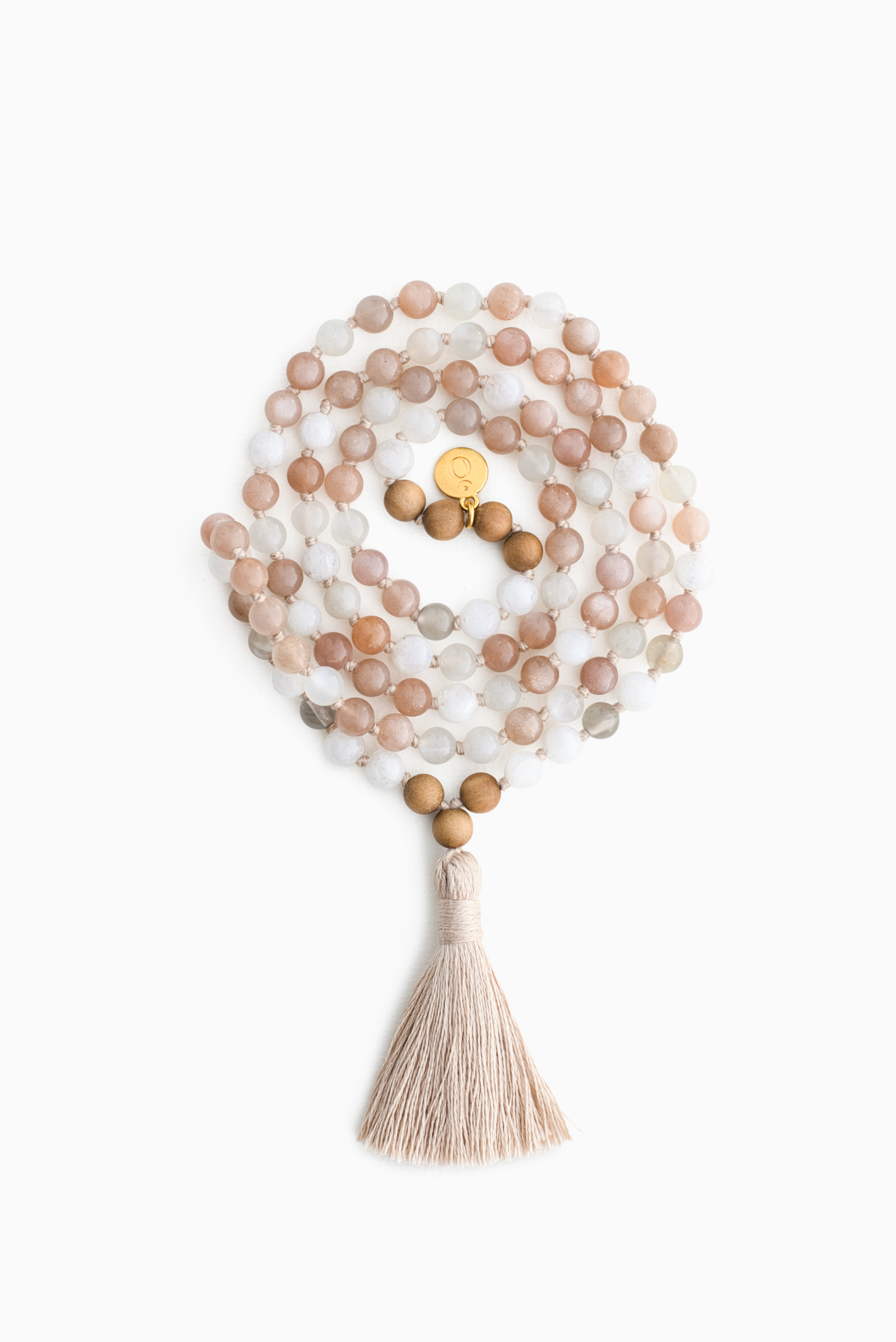 Sacred Moon Mala Mondstein