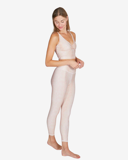 Leggings Lux - Snake Rose