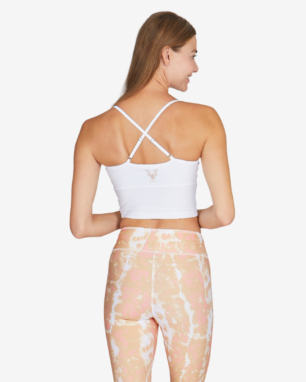 Lux Crop Top - Solid White