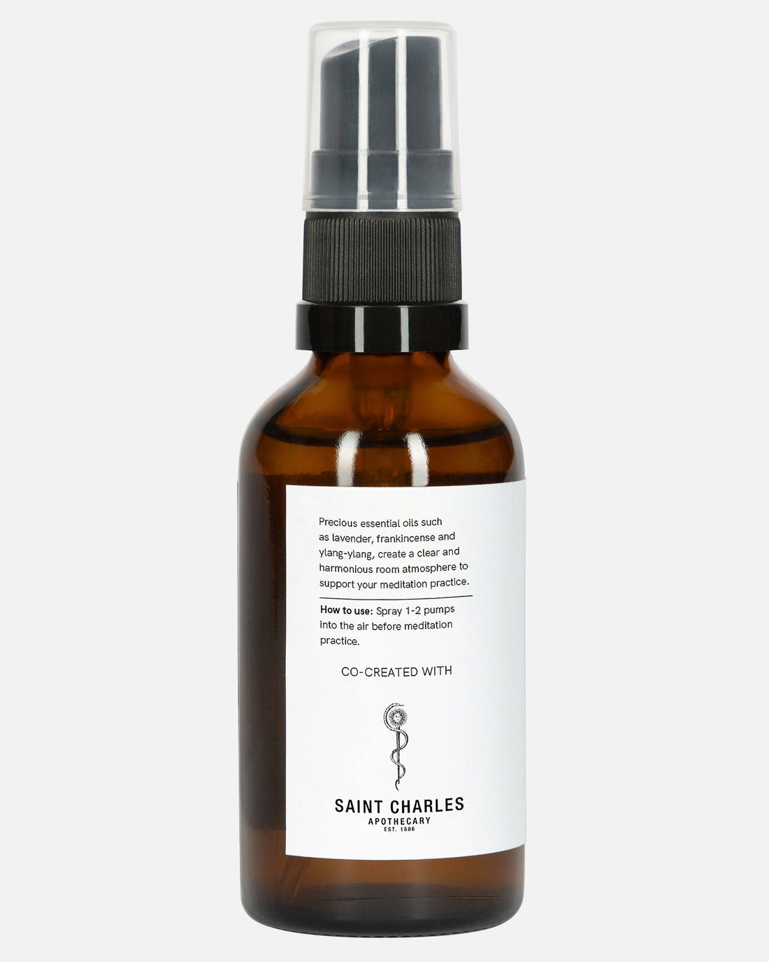 Raumduft Meditations Spray für Zuhause - 50ml Flasche Backview | Lotuscrafts