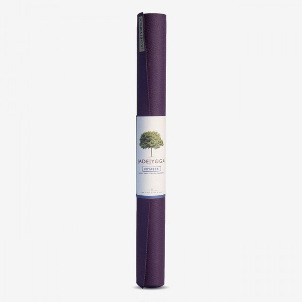 Jade Yoga Travel Long Natural Rubber Yoga Mat 74 3mm at